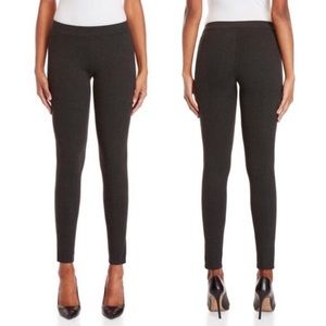 Vince Brown Herringbone Pull On Leggings Pants